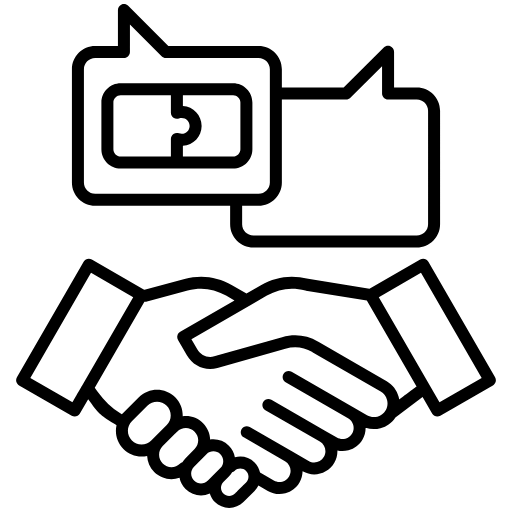 Offer and Negotiation Icon
